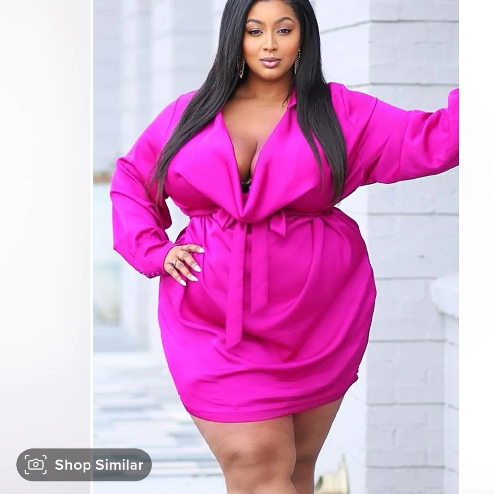 I'm The One Mini Dress - Magenta - Picture 2 of 6